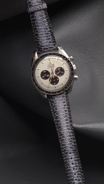 MONOCHROME x Terry Crafted - Beaver Tail Strap - Black/Grey