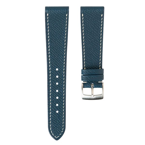 Delugs - Epsom Slim Calfskin Watch Strap - Blue – Monochrome