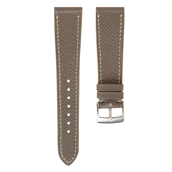 Delugs - Epsom Slim Calfskin Watch Strap - Grey – Monochrome