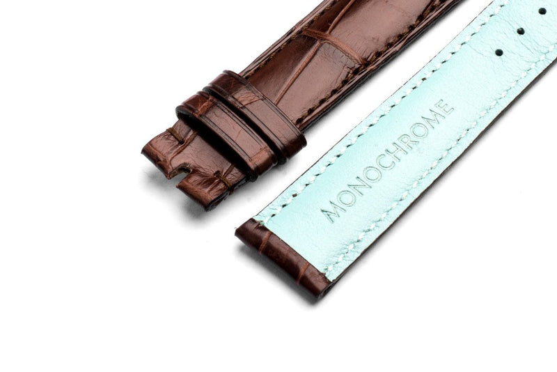 Monochrome Watches Shop | Alligator Watch Strap - Brown