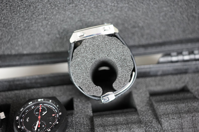 Monochrome Watch Shop | Peli Case - Watch Case 18 - Black - Logo - ABS Plastic - Custom foam