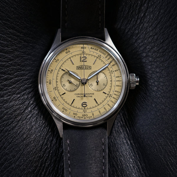 Montre Chronographe Plongée Eichmüller – 100 M étanche, Quartz, Boîtier Acier 43 Mm, Neuve Avec Boîte