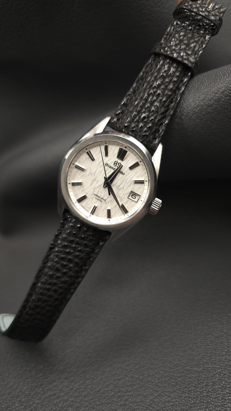 Monochrome Watches Shop | Terry Crafted - Black Diamond Wagyu Leather - Urushi Lacquer - Black