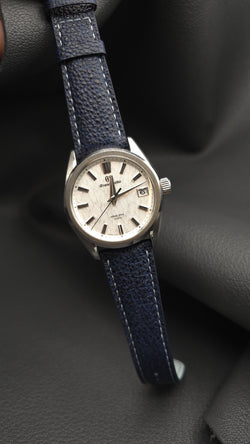 Monochrome Watches Shop | Terry Crafted - Black Diamond Wagyu Leather - Urushi Lacquer – Blue