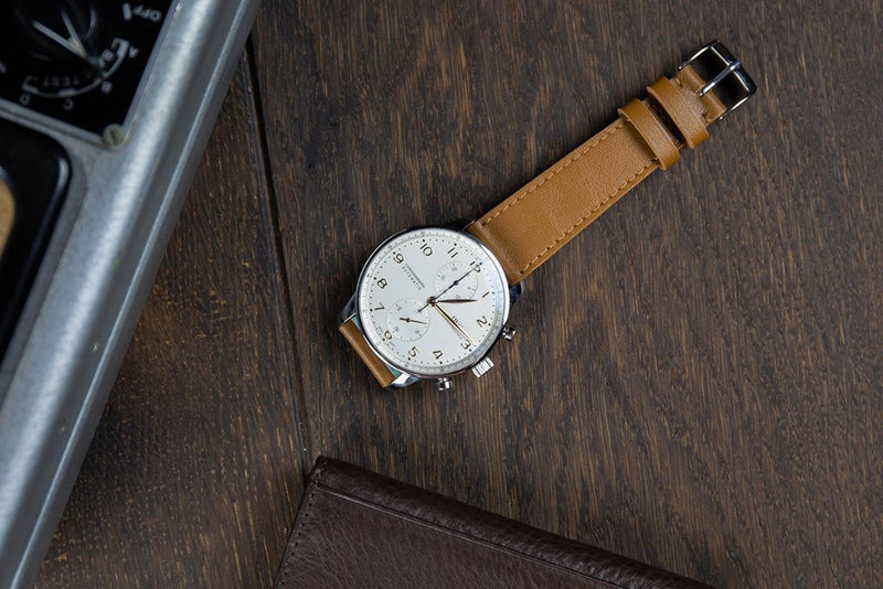 Monochrome Watches Shop | Smooth Calfskin Watch Strap - Fudge