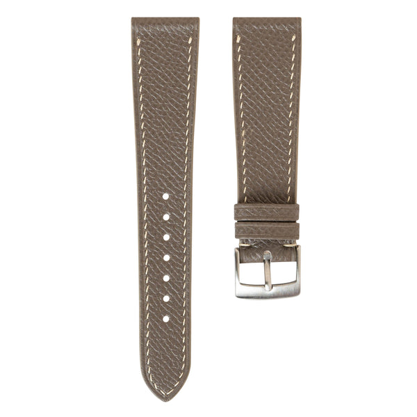 Monochrome Watches Shop | Delugs Epsom Calfskin Watch Strap - Grey