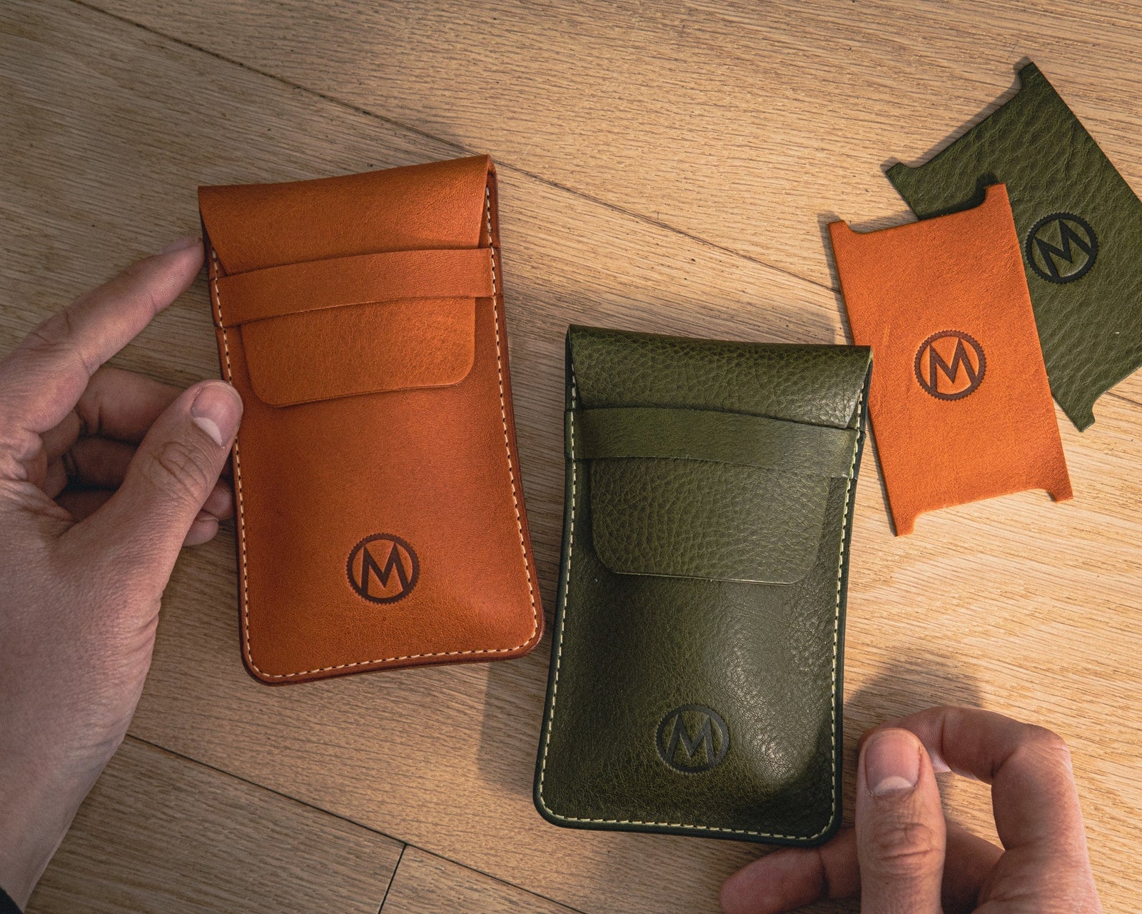 Monochrome - Leather Watch Pouch - Tan – Monochrome Shop