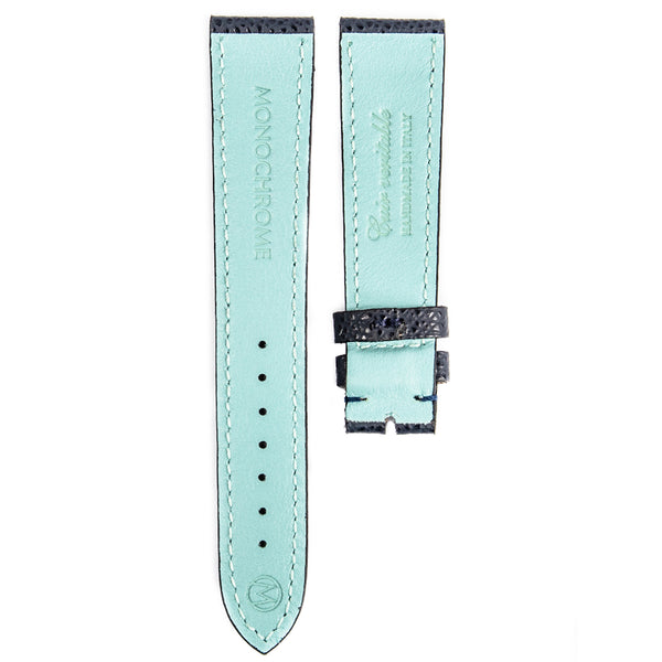 Monochrome Watches Shop | Grained Calfskin Watch Strap - Blue