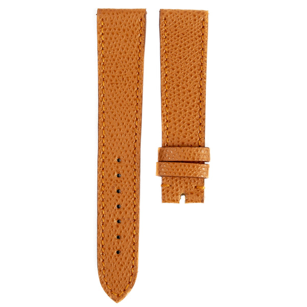Monochrome Watches Shop | Grained Calfskin Watch Strap - Cognac