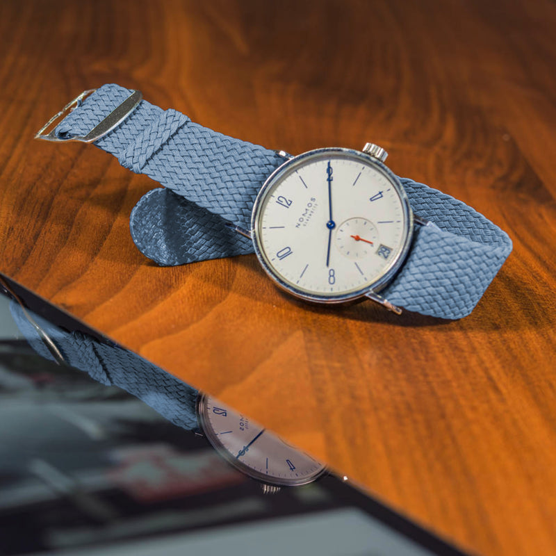 Monochrome Watches Shop | Perlon Strap - Petrol Blue
