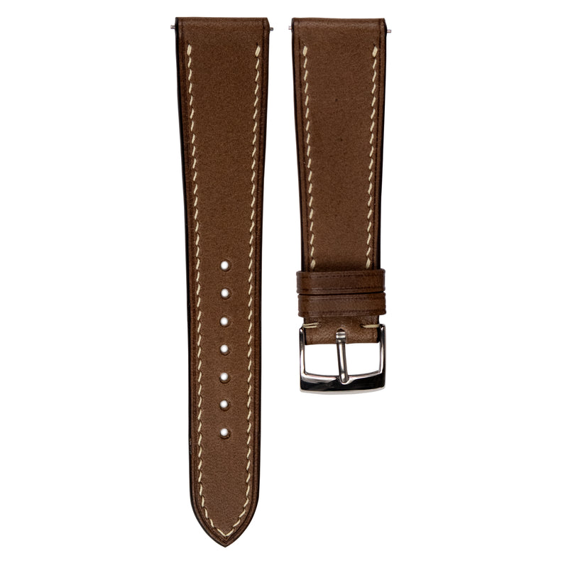 Monochrome Watches Shop | Delugs - Buttero - Calfskin Watch Strap - Brown