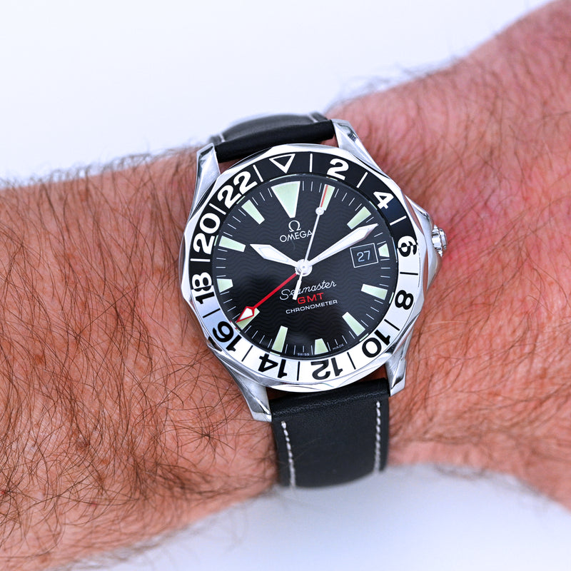 Monochrome Watches Shop | Cuoio Toscane Calfskin Watch Strap - Black
