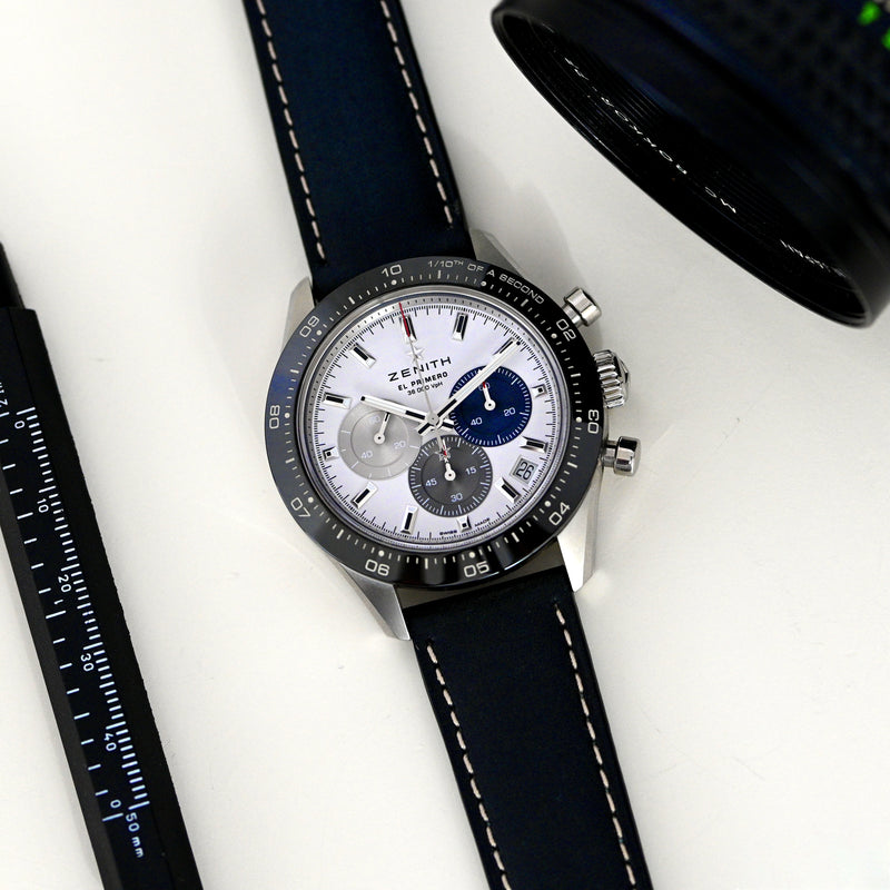 Monochrome Watches Shop | Cuoio Toscane Calfskin Watch Strap - Blue