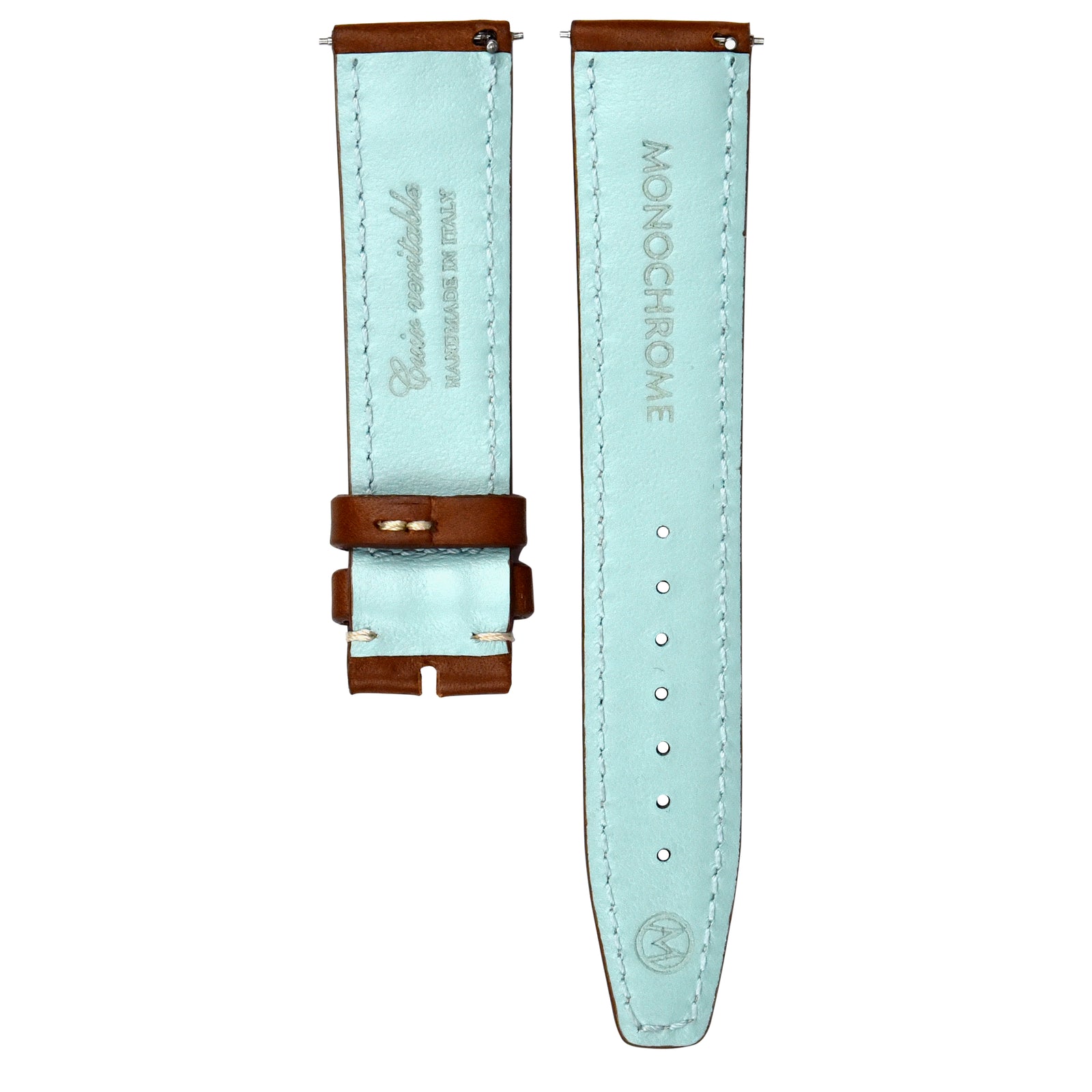 Monochrome - Cuoio Toscane - Calfskin Watch Strap - Cognac