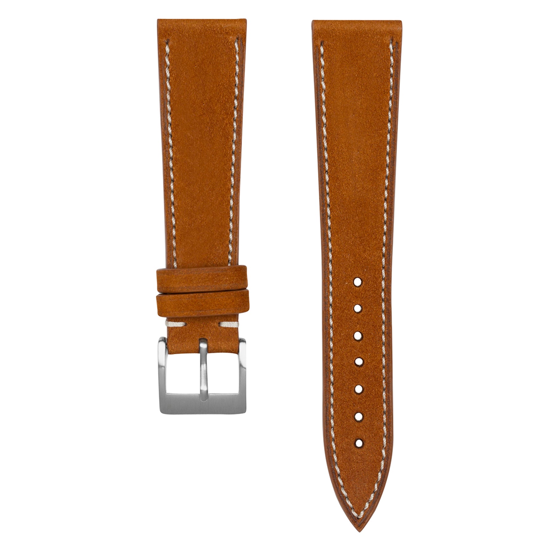 Monochrome - Nubuck Watch Strap - Brown – Monochrome Shop